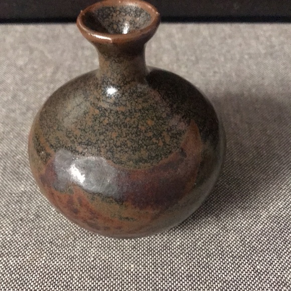 Vintage signed Murdock mini pottery vase - Picture 3 of 6